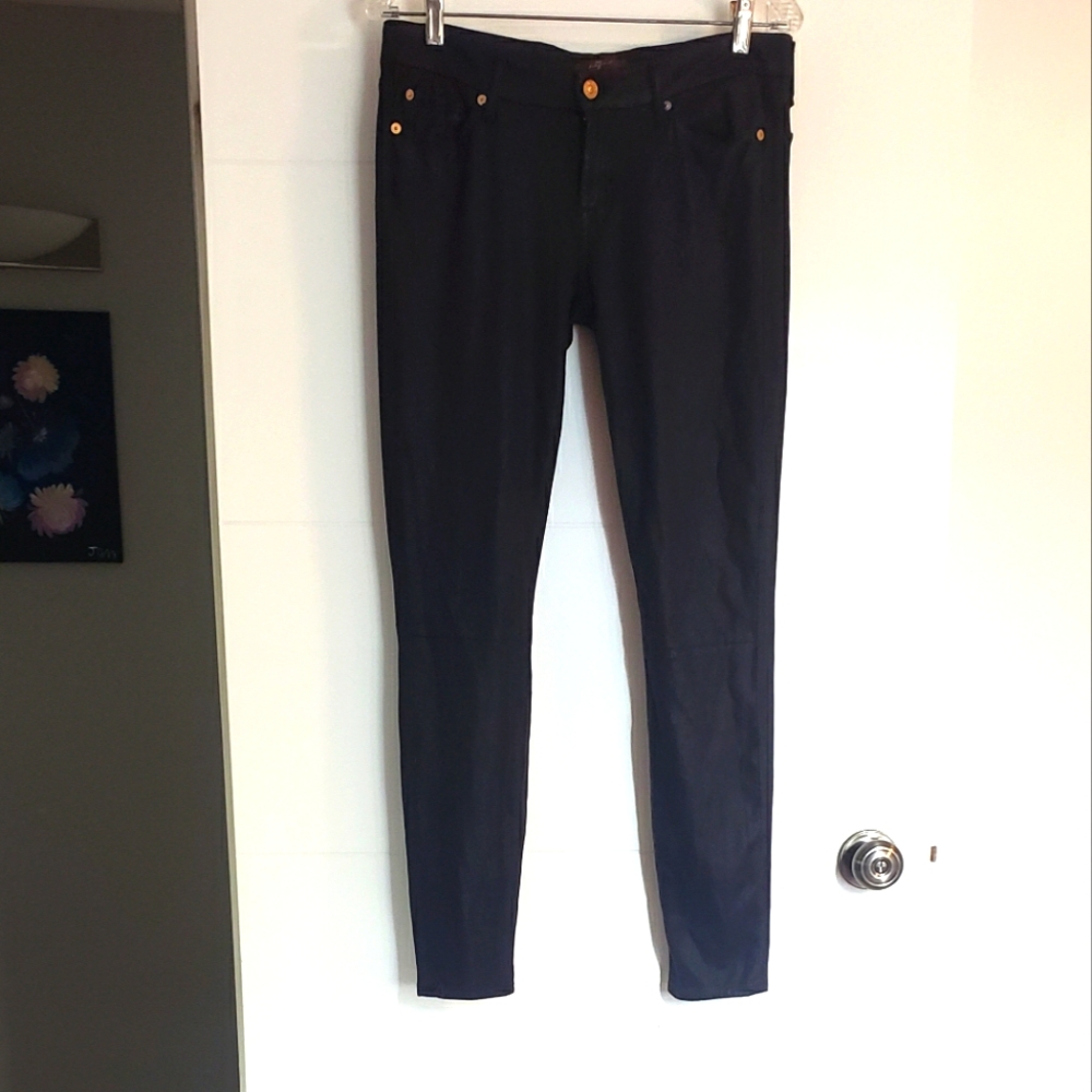 7 for all mankind black pants